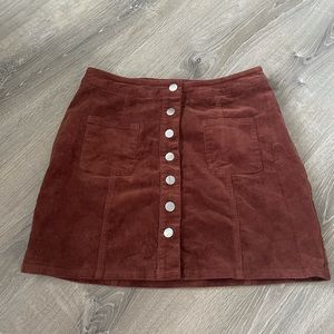 Corduroy skirt